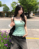 Eve Square Lace Sleeveless