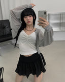[A/M] Sea Strap Summer Bolero Cardigan