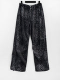 Hardil Leopard Pintuck Pants