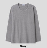 Waffle Button Wide Long Sleeve