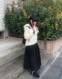 Renee Duffle Hood Knit Cardigan
