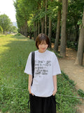[unisex] Hymen Lettering Over Short Sleeve Tee