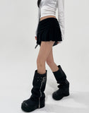 Mulve folding flare skirt pants