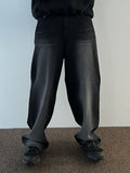Highlight Washed Wide Black Denim