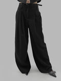 Tira Belt Pin Tuck Pants