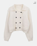 Obin Double Button Collar Knit Cardigan