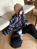 [MADE] Wilson Winter Nordic Pattern Drop Loose Fit Hooded Fleece