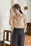 Ethel Cool Linen Roll-up Short Sleeve Shirt