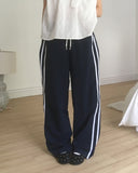 Kensi low-rise nylon track wide pants