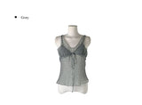 Mita Layered Dot See-Through Bustier