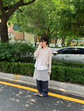 Hoyoi summer wide cotton pants