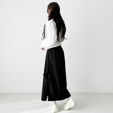 Knotted Long Skirt