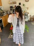 Noah See-through Summer Tie Blouse
