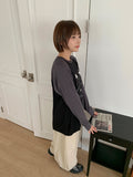 Stelline Star Color Matching Raglan Long Sleeve Tee