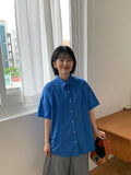 Pumo Basic Cotton Short Sleeve Shirt
