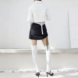Le L String Shirring Skirt