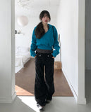 Doi Pocket Parachute Bootcut Pants