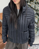 Panel crop duck down lightweight padding