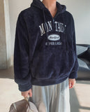 Hippy Fleece Half Zip Up Hoodie