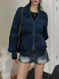 Cosy Spray Two-Way Knit Zip-Up