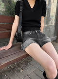 Fog Black Shorts