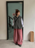 [BAONHAUS] Camrover Fleece Hood Vest