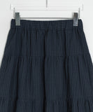 Suit Stripe Banding Skirt