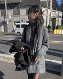Jinjin Muffler Knit One Piece Set