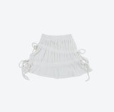 pinna strap shirring skirt