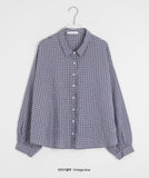 Naita Crop Check Shirt