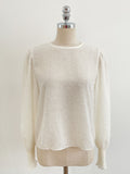 Apieu Smoke Puff Tassel Blouse