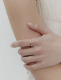 Truly Essence 14K Cross Pave Ring