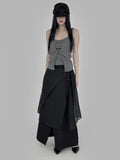 Ash Layered Wrap Skirt