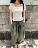 Maiden Balloon Wide Banding Pants