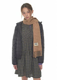Gingham Wool Muffler