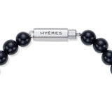 BR(W) Ball Black Onyx Bead Bracelet