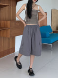 Kanky Nylon Cargo Banding Bermuda Shorts Short Pants
