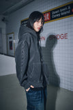 [2-WAY] Sleeve Star Pigment Hood Zip-Up