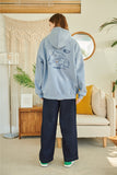 Serendipity Embroidery Brushed Hood
