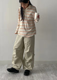 [unisex] Parachute Banding Wide Pants