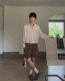 Enfree Drawing Crop Shirt