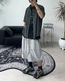 Hollyden seersucker check short sleeve shirt