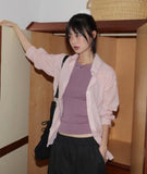 Loit Stripe Loose Fit Long Sleeve Shirt