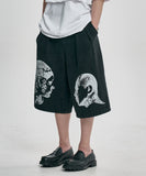 DHM MUIL Washed Denim Bermuda Shorts