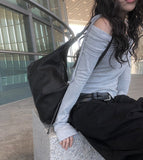 Hoku Pintuck Low Cargo Pants