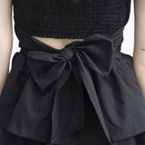 Webit Shirring Puff Dress