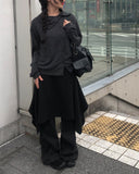 Piyu Unbalance Diagonal Button Cardigan