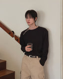 Coldy Waffle Shoulder Zip-Up T-shirt