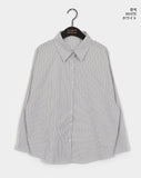 Matos Overfit Striped Shirt