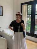 Yoonsi Dot Denim Mini Crossbody Bag